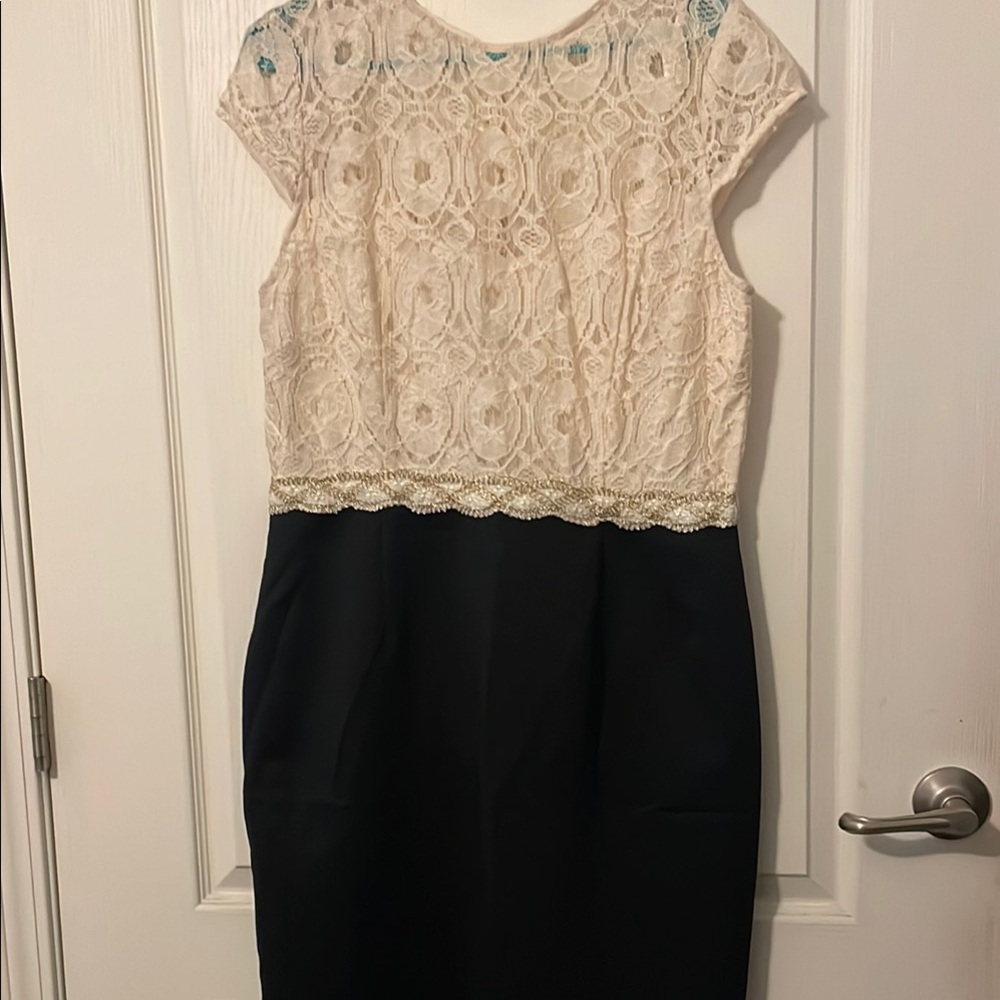 Elegant Lace and Black Dress